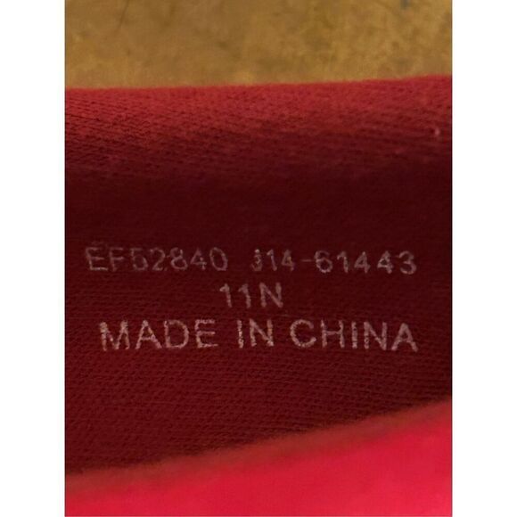 Grasshoppers Misty Wedge Red Canvas Loafer Shoes EF52840 - Women's Size US 11N - Picture 8 of 8